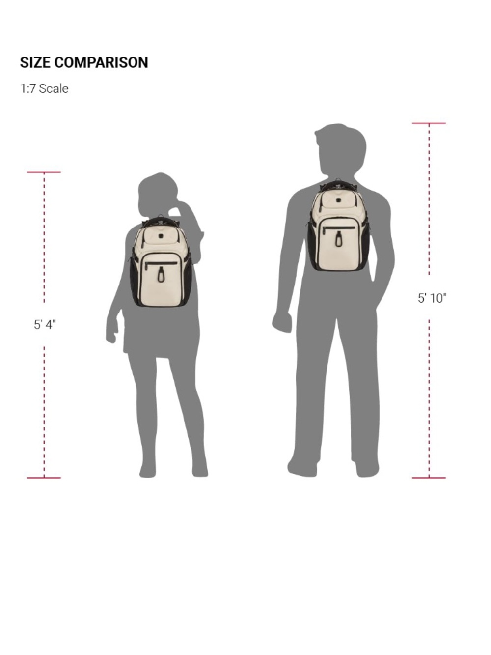 SwissGear Endure ScanSmart Laptop Backpack – Vintage Khaki - 17" - Picture 6 of 9